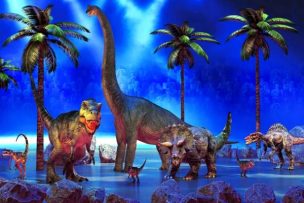 Panorama: Llega a Santiago exposición de dinosaurios que caminan