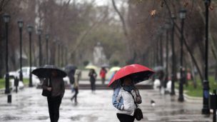 Lluvias afectarán a la región Metropolitana este miércoles