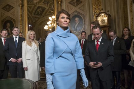 Melania Trump imitó el look de la princesa Diana