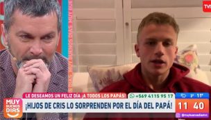 ¡Hasta las lágrimas! Hijos de Diana Bolocco emocionaron a Cristián Sánchez por el Día del Padre