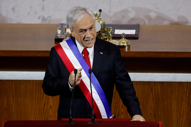Presidente Piñera en la Cuenta Pública: “Venezuela tiene hoy una dictadura corrupta e incompetente”