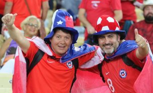 [FOTOS] Los hinchas chilenos repletaron el Estadio Maracaná