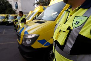 Trabajadores del SAMU en paro tienen a Santiago con 9 ambulancias operativas