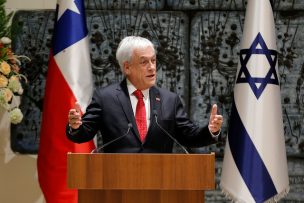 Israel condenó actividad del Presidente Piñera junto a palestinos