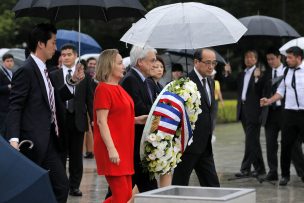 Piñera reafirmó en Hiroshima su compromiso por un mundo sin armas nucleares