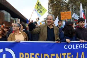 Colegio de Profesores cifró en 75 mil participación en marcha