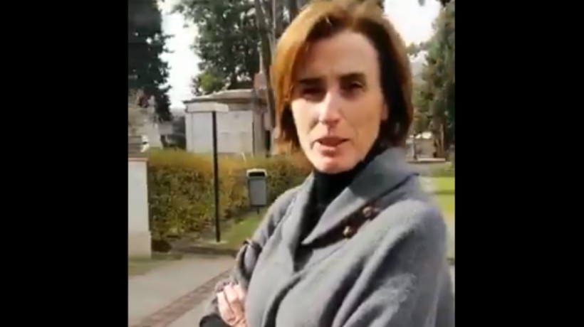 Increpan a ministra Cubillos en el cementerio: “No fueron capaces de respetar ni siquiera un lugar de recogimiento”