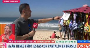 Iván Nuñez se destapa y realiza despacho en zunga desde playas de Brasil