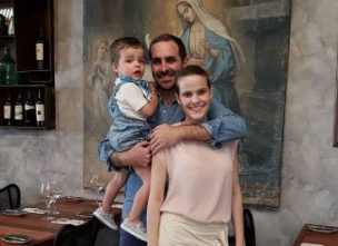 Esposo de Javiera Suárez compartió la última foto que se tomó con ella y su hijo Pedro Milagros en la clínica