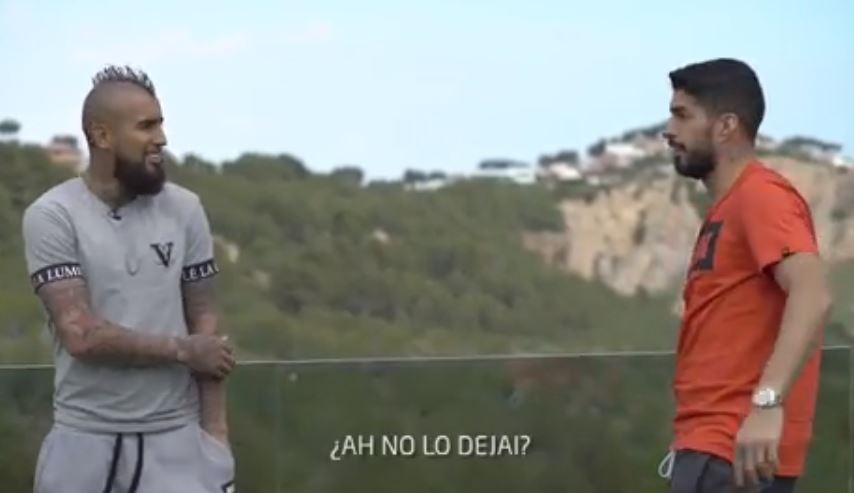 Arturo Vidal a Luis Suárez: “El plantel de Chile es parecido al Barcelona”