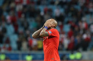 Arturo Vidal podría perderse el último partido de Chile en la Copa América