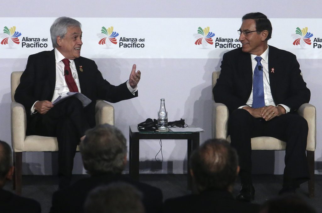 Piñera se reunirá con el Presidente de Perú Martín Vizcarra este sábado