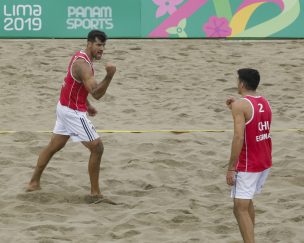 Primos Grimalt sumaron segundo triunfo en el vóleibol playa de los Panamericanos