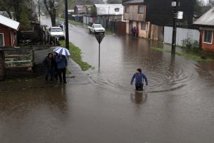 Lluvias en Los Ríos provocan cortes de ruta, de luz e inundaciones