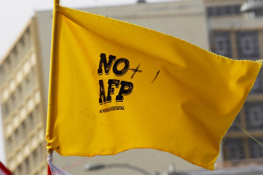 No+AFP quiere que las jubilaciones sean superiores al sueldo mínimo