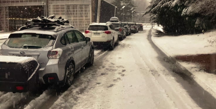 Tras intensas nevazones anuncian cierre provisorio de paso fronterizo Hua Hum