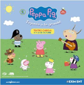 Peppa Pig vuelve a Chile con su show “Jugando a ser Grande”