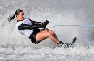 Esquiadora náutica consigue bronce en Panamericanos y se inscribe en los libros de historia del deporte chileno