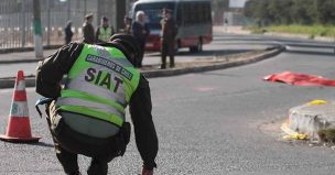 Un muerto y un lesionado deja accidente de transito en acceso norte de Temuco