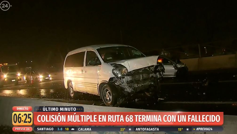 Conductor contra el tránsito provoca fatal accidente en la ruta 68