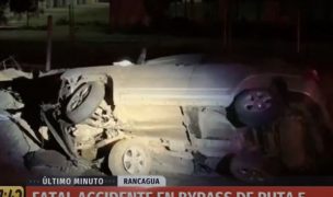 Cuatro muertos deja accidente en bypass de Rancagua esta madrugada