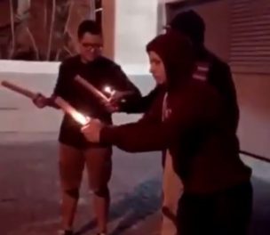 Hinchas brasileños no dejaron dormir a Argentina un día antes de la semifinal