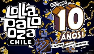 Lollapalooza Chile 2020 confirma fechas de su próxima edición e inicio de venta de entradas