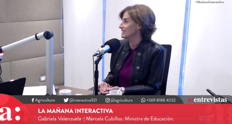 Ministra Cubillos: “Llama la atención que hacer un llamado a volver a clases parezca agresivo”