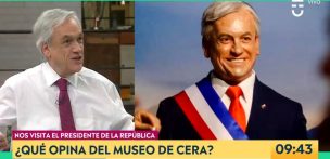 Presidente Piñera: Escultura de cera 