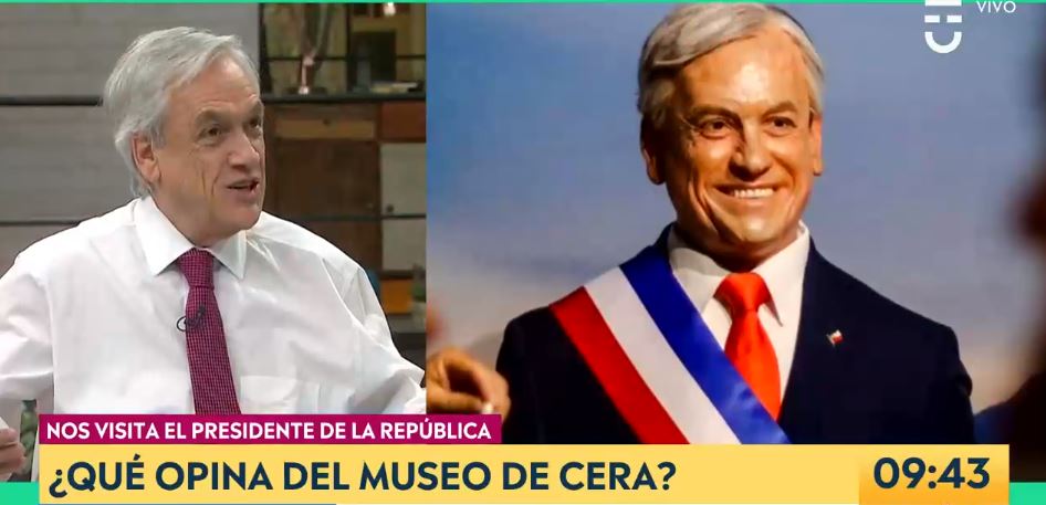 Presidente Piñera: Escultura de cera “no me hace justicia”