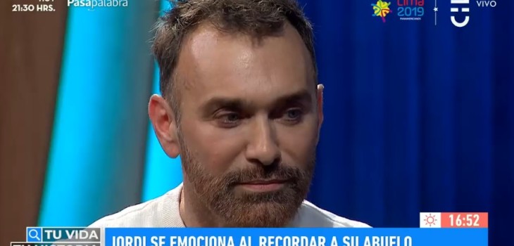 Jordi Castell se emociona hasta las lágrimas al recordar a su abuelo