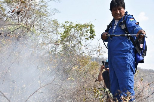 Evo Morales se perdió mientras combatía incendios en la Amazonía: “¿Dónde están?”