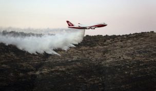 Bolivia arrendó un avión SuperTanker para combatir incendios forestales