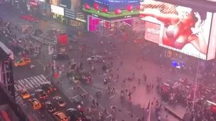 VIDEO | Sonido parecido a disparos genera pánico en pleno Times Square