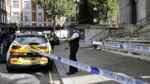 Un hombre apuñalado delante del ministerio del Interior en Londres