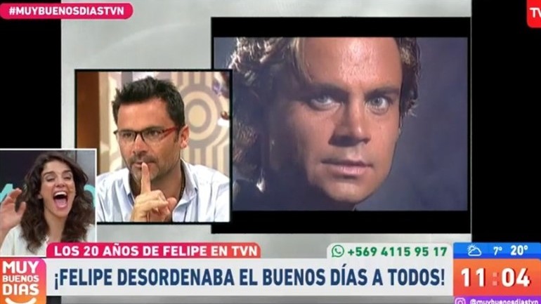 “Muy Buenos Días” recordó con emoción la labor de Felipe Camiroaga por sus 20 años de carrera