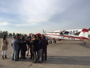 Avión de la Conaf salió a colaborar en combate del fuego en la Amazonía