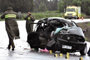 Una fallecida y 4 heridos deja accidente en ruta a Quirihue en región de Ñuble