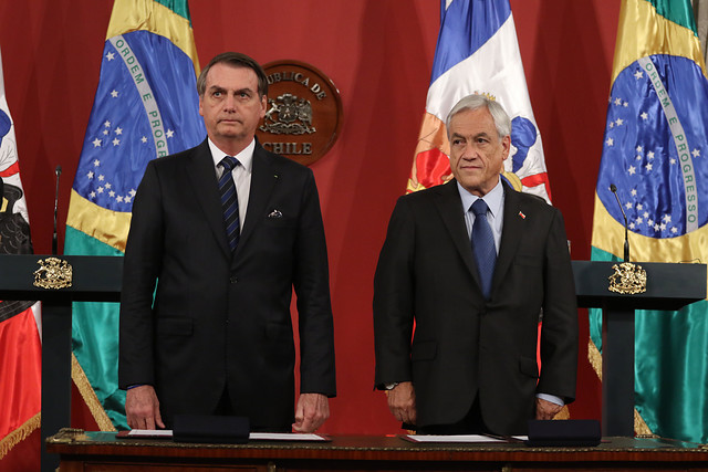 Presidentes Piñera y Bolsonaro concuerdan que temas ambientales deben abordarse “respetando la soberanía nacional”