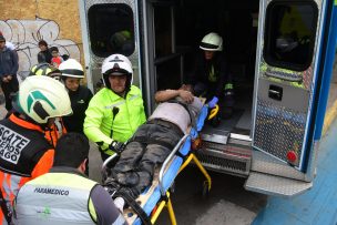 Una persona falleció tras derrumbe en construcción de Talcahuano