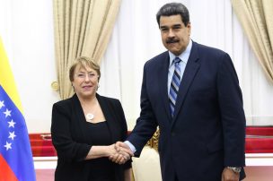 Presidente Maduro vuelve a arremeter a Michelle Bachelet por informe tras su visita a Venezuela