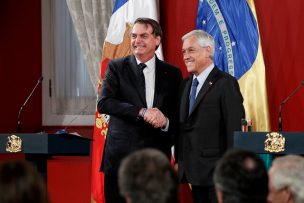 Presidente Piñera hace escala en Brasil y se reúne con Jair Bolsonaro