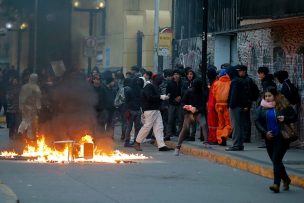 Instituto Nacional suspende las clases por desmanes ocurridos esta mañana