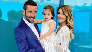 Mauricio Isla se la juega con romántico mensaje a Gala Caldirola en redes sociales