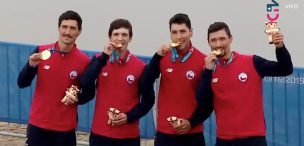 La emocionante reacción de remeros tras ganar el oro en Panamericanos 2019