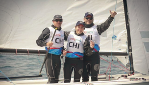 ¡Continúan las medallas! El equipo nacional de velero se quedó con el tercer lugar de la categoría Lightning