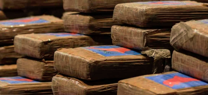 Ecuador incinera 2,6 toneladas de cocaína