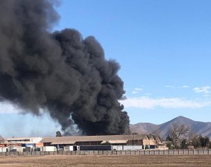 Incendio causa nube de humo en la capital