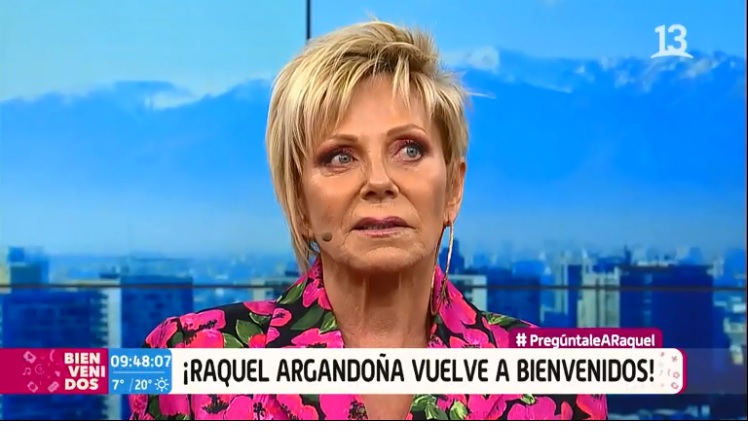 Raquel Argandoña explicó su ausencia en el matinal “Bienvenidos” a dos semanas de su arribo