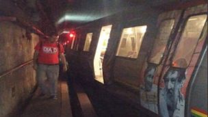 Descarrilamiento en metro de Caracas deja ocho heridos